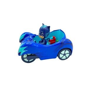 PJ‎ Masks Blue Toy Car Mobile Vehicle Cat Boy figure figurine Set